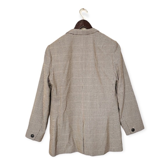 Rag & Bone Rona Houndstooth Plaid Wool Blazer - Picture 3 of 5